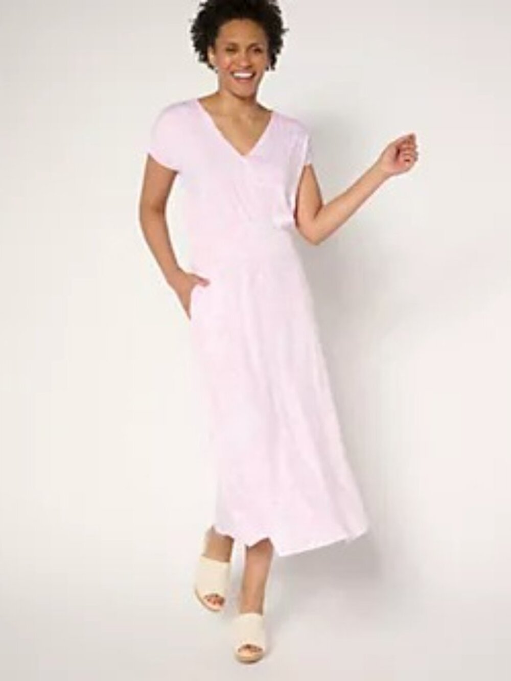 Belle by Kim Gravel Pink White Symphony of Petals Dress Size 1X